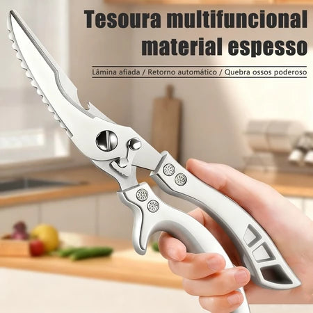 Tesoura Profissional para Cortar Carnes e Vegetais