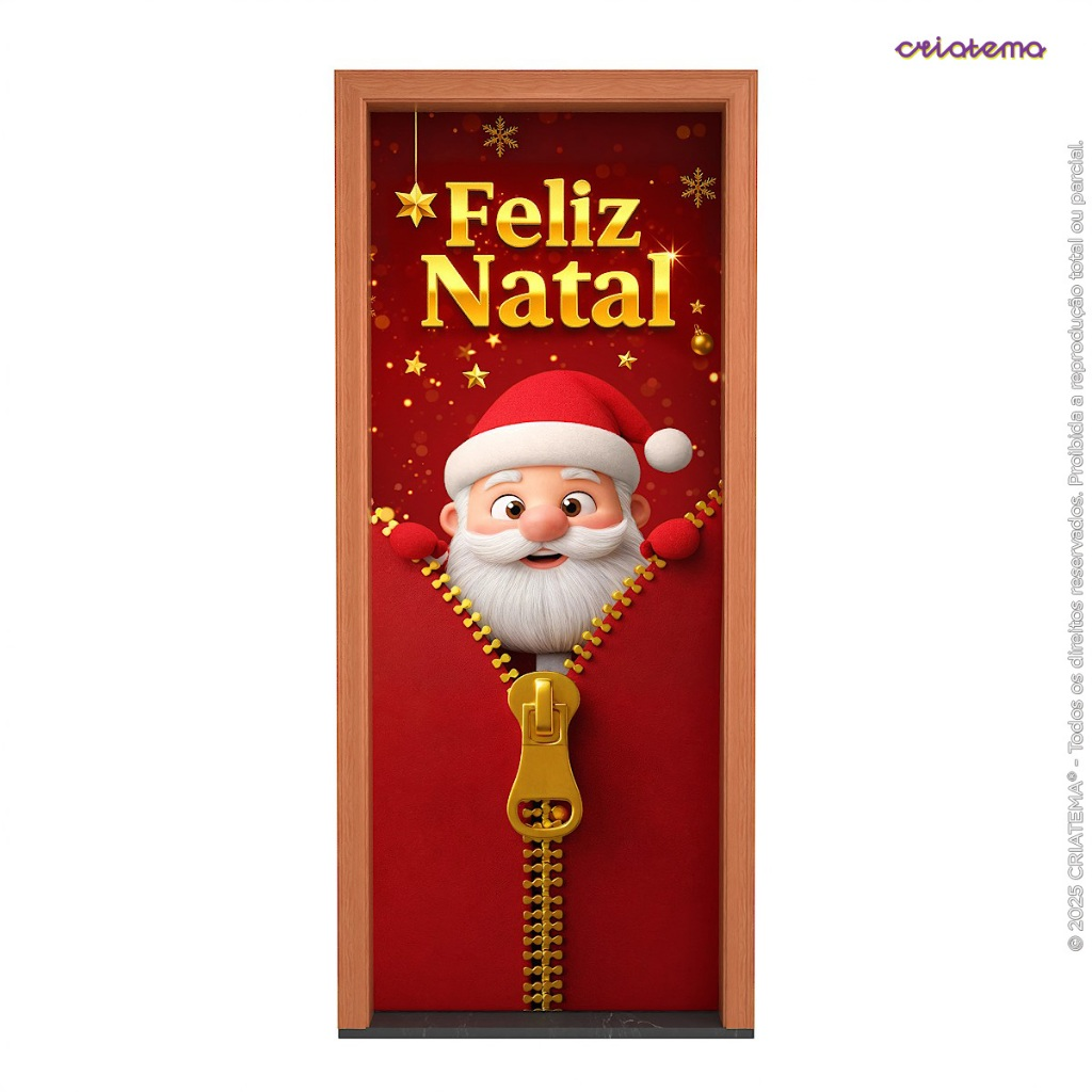 Veste Porta C/Elástico Decoração de Natal