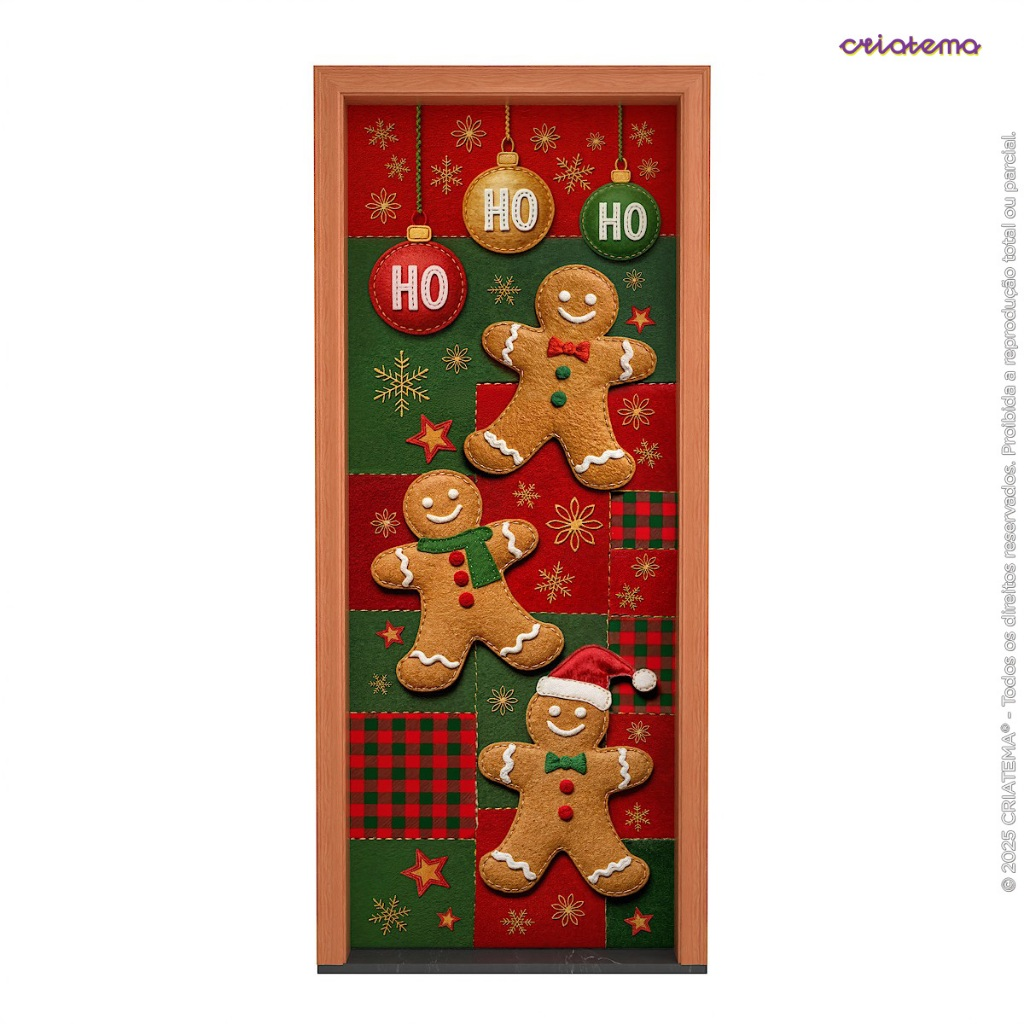 Veste Porta C/Elástico Decoração de Natal