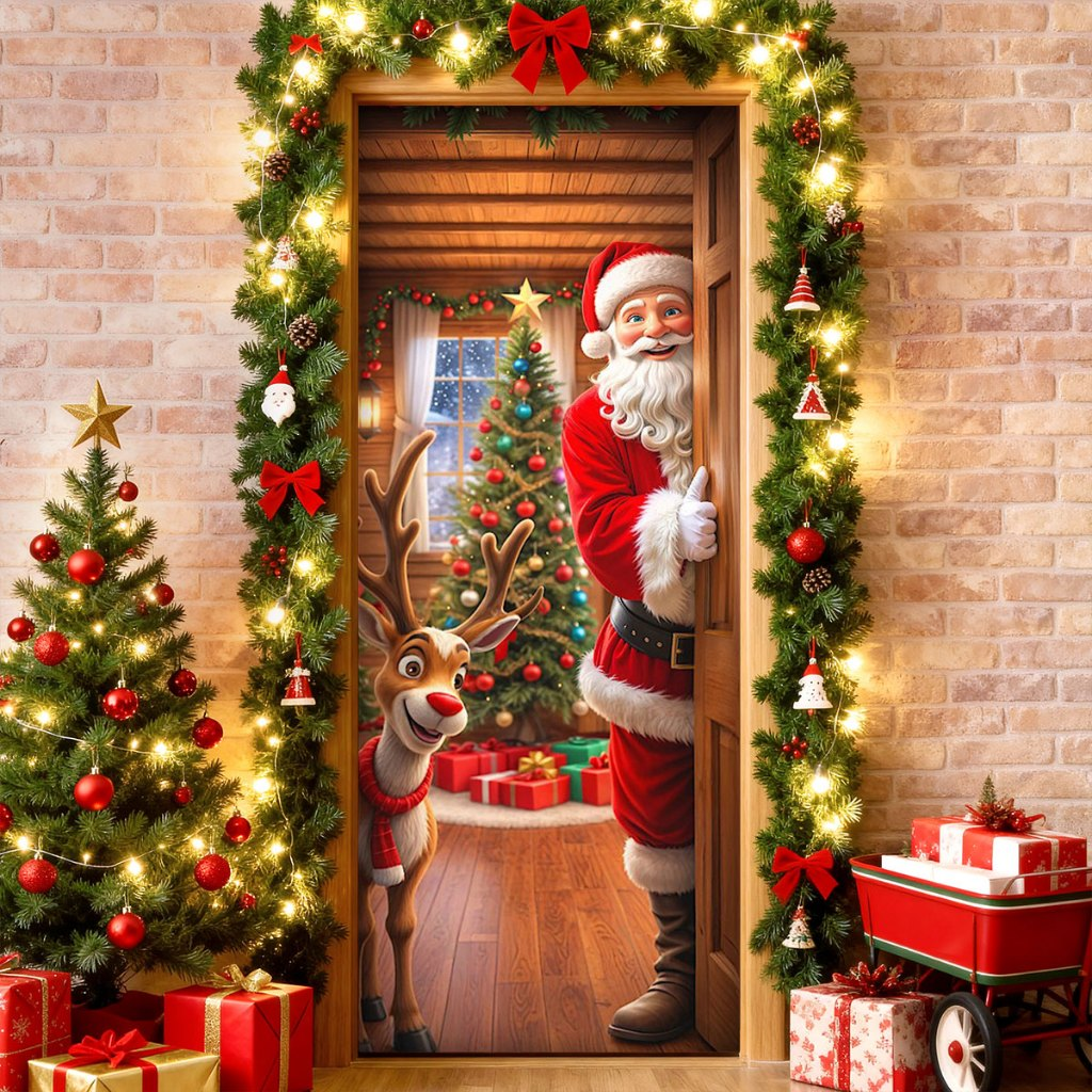 Veste Porta C/Elástico Decoração de Natal