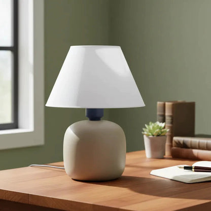 Abajur Luminaria de Ceramica Porcelana Bivolt