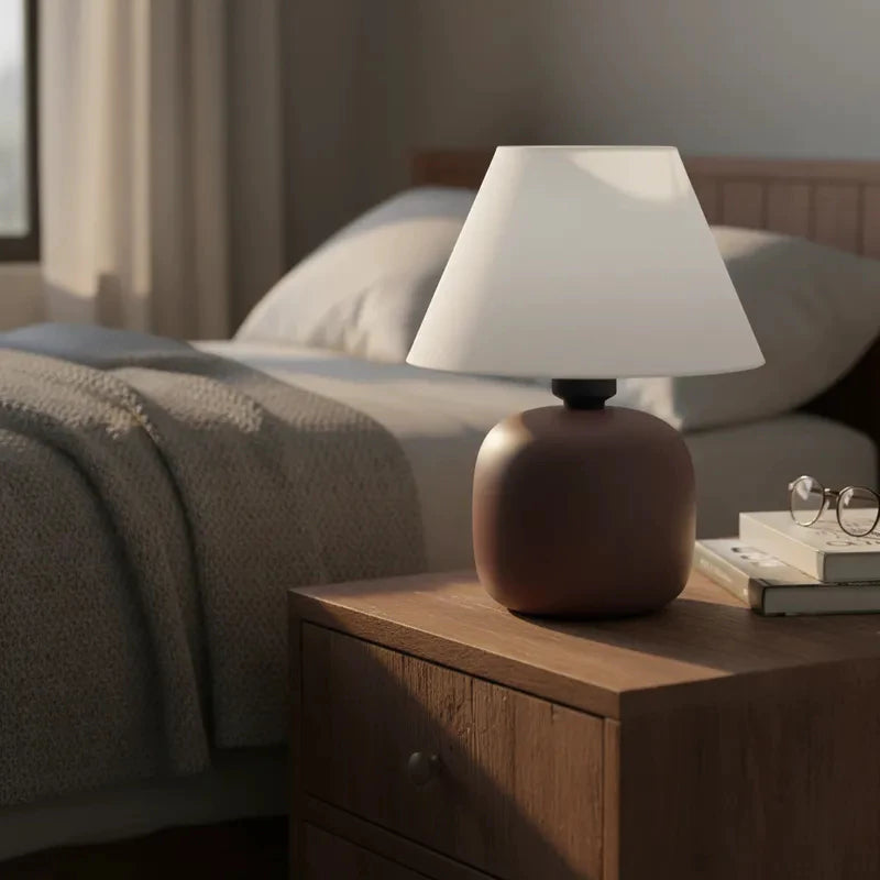 Abajur Luminaria de Ceramica Porcelana Bivolt