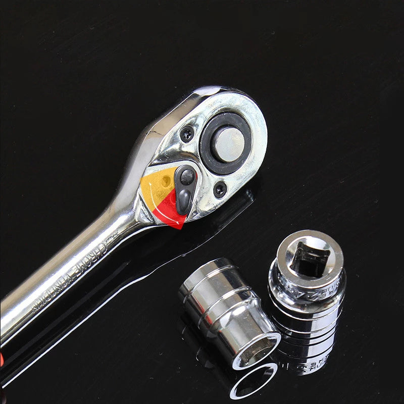 Kit de Ferramentas Soquete Sextavado 1/2 Catraca 12 Peças 10 a 24mm