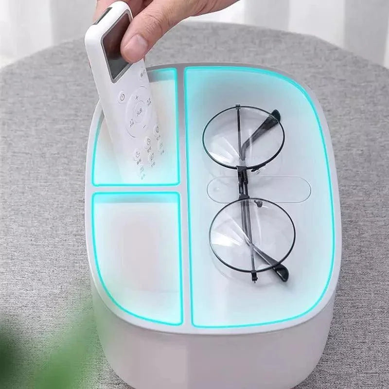 Dispenser Porta Lenço e Papel com Compartimento Multifuncional para Banheiro