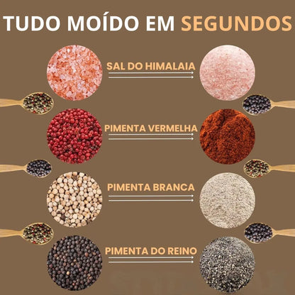 Moedor De Temperos Elétrico (PROMOÇÃO COMPRE 1 LEVE 2)