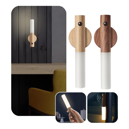 Luminária Led Recarregável Portátil Bastão com Sensor de Movimento