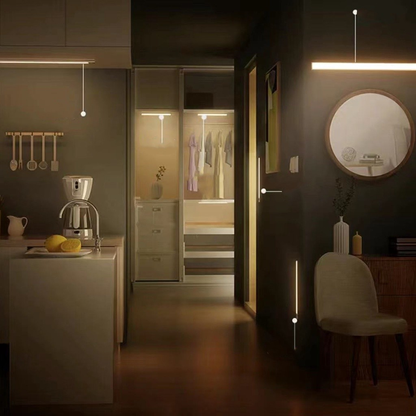 Lâmpada noturna LED com sensor de movimento sem fio USB recarregável