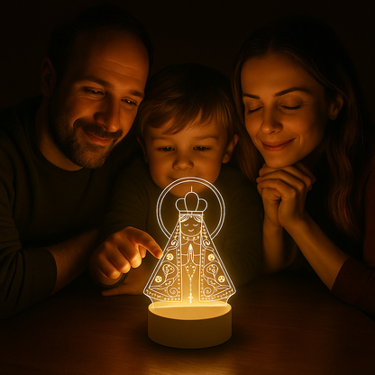 Luminária Nossa Senhora Aparecida 110/220v