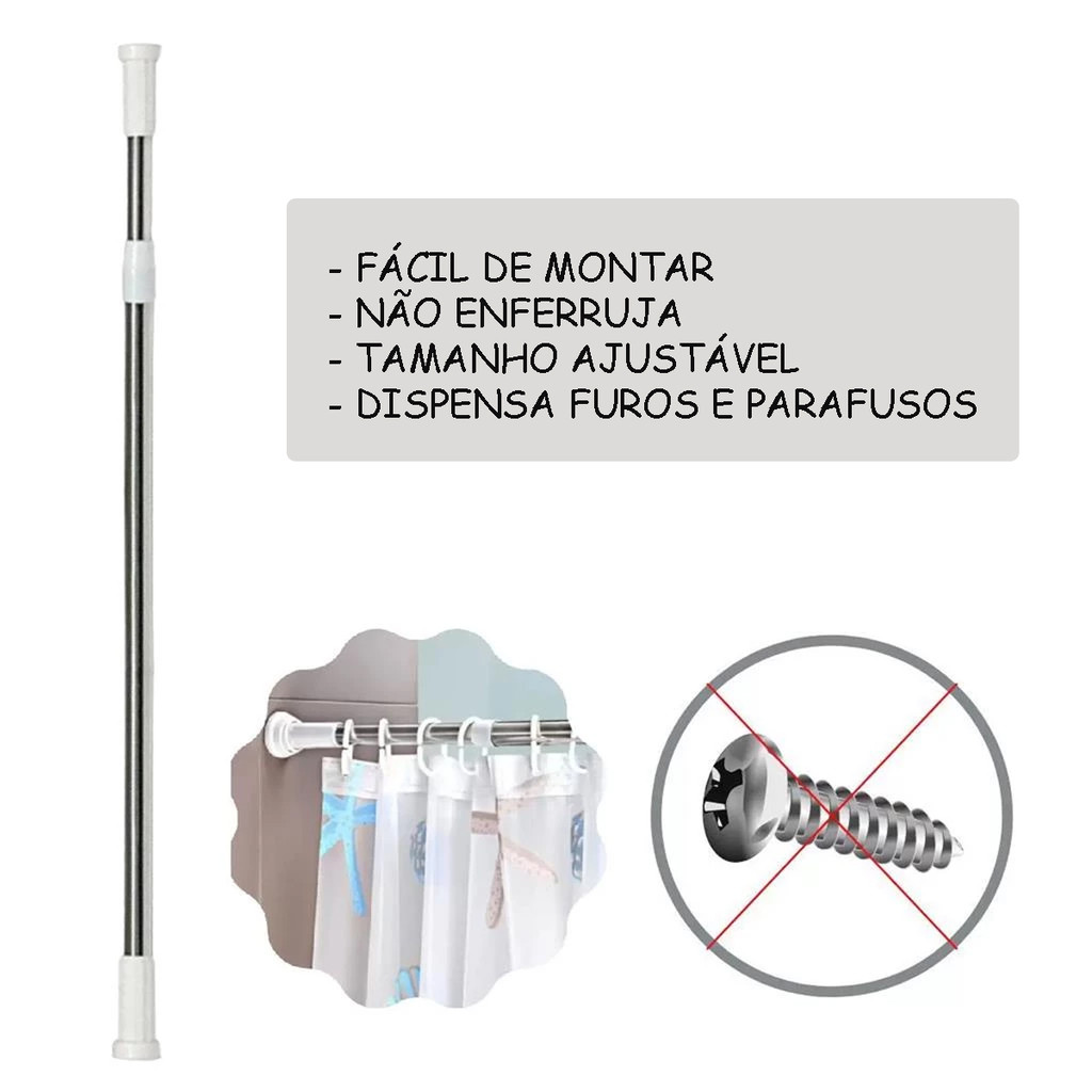 Varão Extensível Resistente Multiuso Alta qualidade