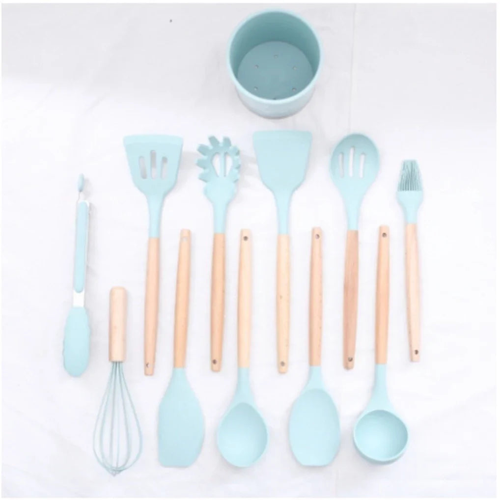 Jogo de Cozinha Premium Kit C/12 Peças de Silicone