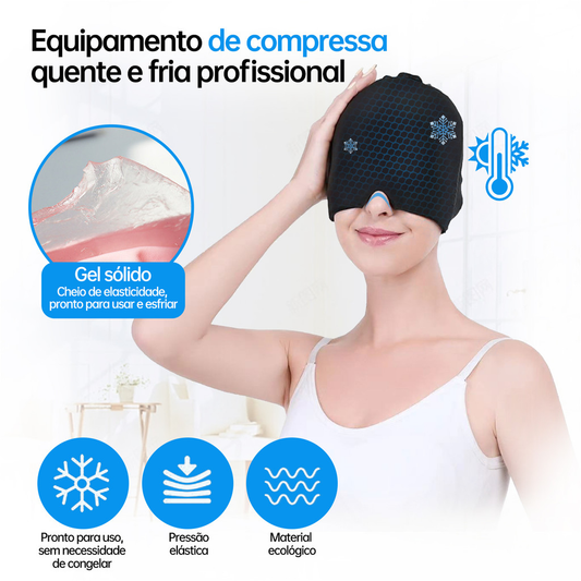 Touca Terapêutica HeadCare Duo para Alivio de Enxaqueca - Compre 1 Leve 2