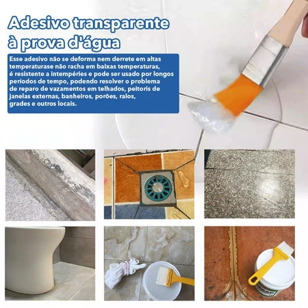 Revestimento Transparente Anti-Vazamento
