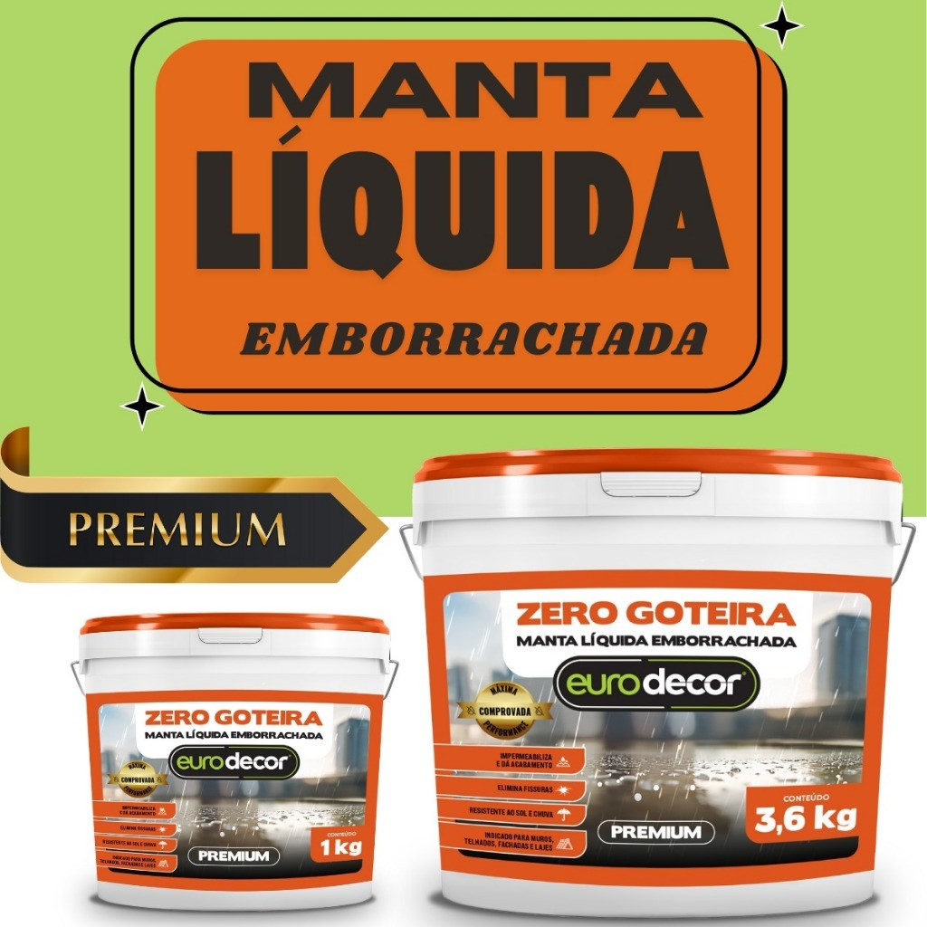 Manta Liquida Emborrachada Premium 1KG