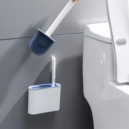 2 em 1 Escova de Silicone para Vaso Sanitário