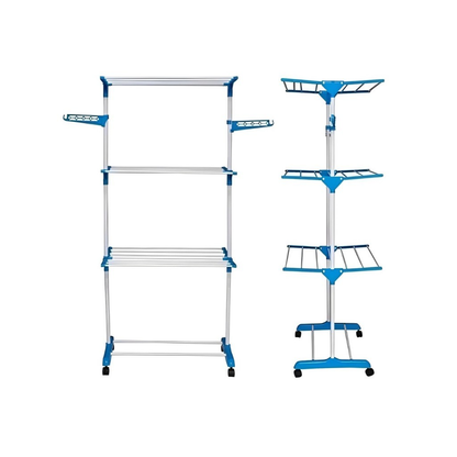 Varal Grande de Chão de 3 Andares Portátil