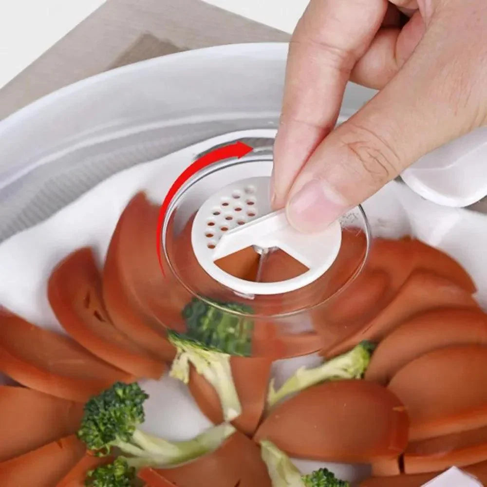 Tampa Anti-respingos para Micro-ondas e Forno com Saída de Vapor